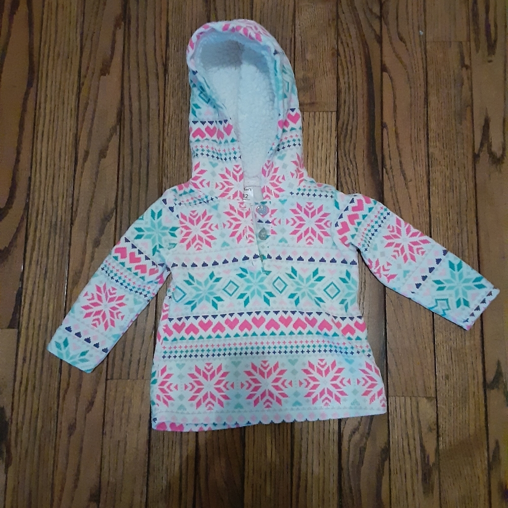 💕3/25💕 Adorable multicolor❄ snowflake  hoodie